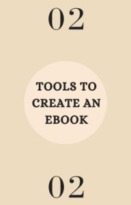 Tools for Creating an Ebook