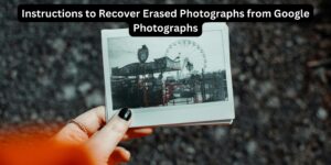 Instructions to Recover Erased Photographs from Google Photographs