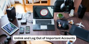 Unlink and Log Out of Important Accounts