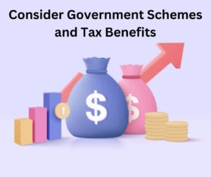 Consider Government Schemes and Tax Benefits