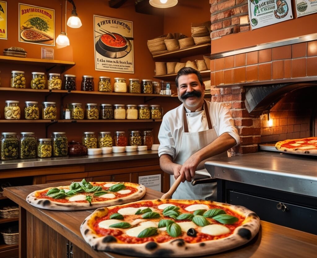 Leonardo_Phoenix_10_A_cozy_pizza_shop_with_warm_golden_lightin_0